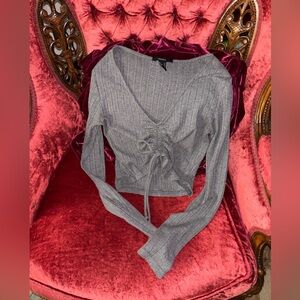 Crop Top-Long Sleeve